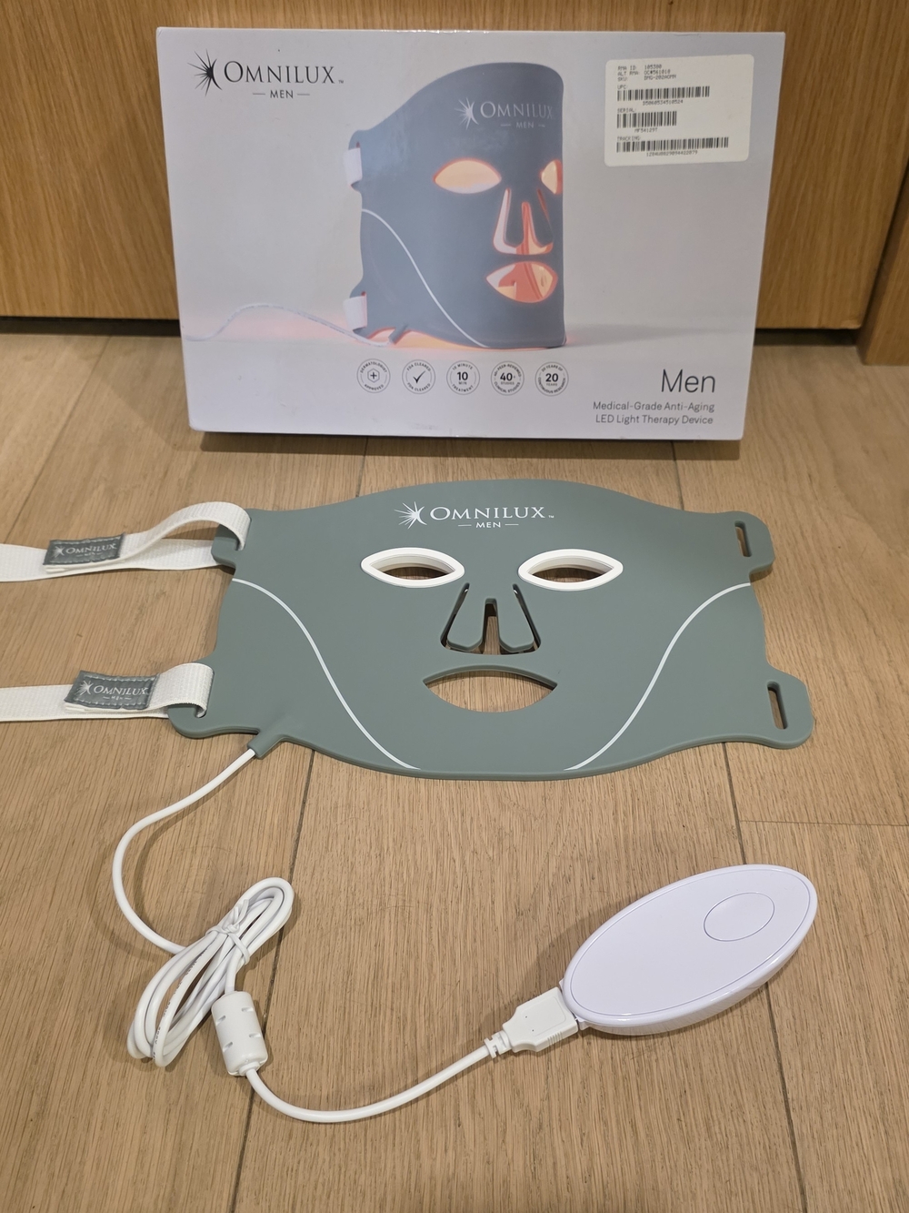 Omnilux Men Red Light Therapy Mask